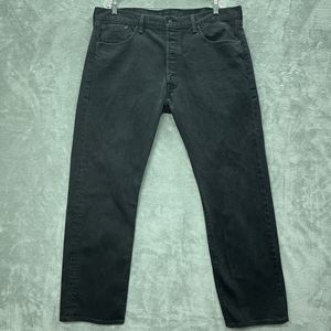 Levi's 501 Jeans Men's 40 Black Button Fly Measures 40x31